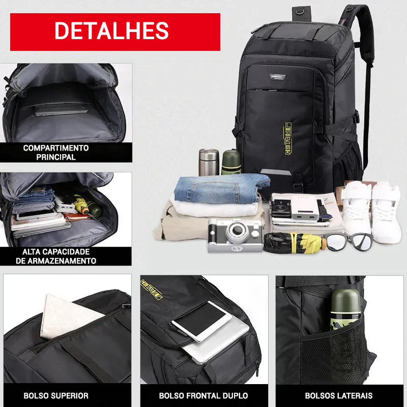 Mochila Impermeável Molly Montevie 60L