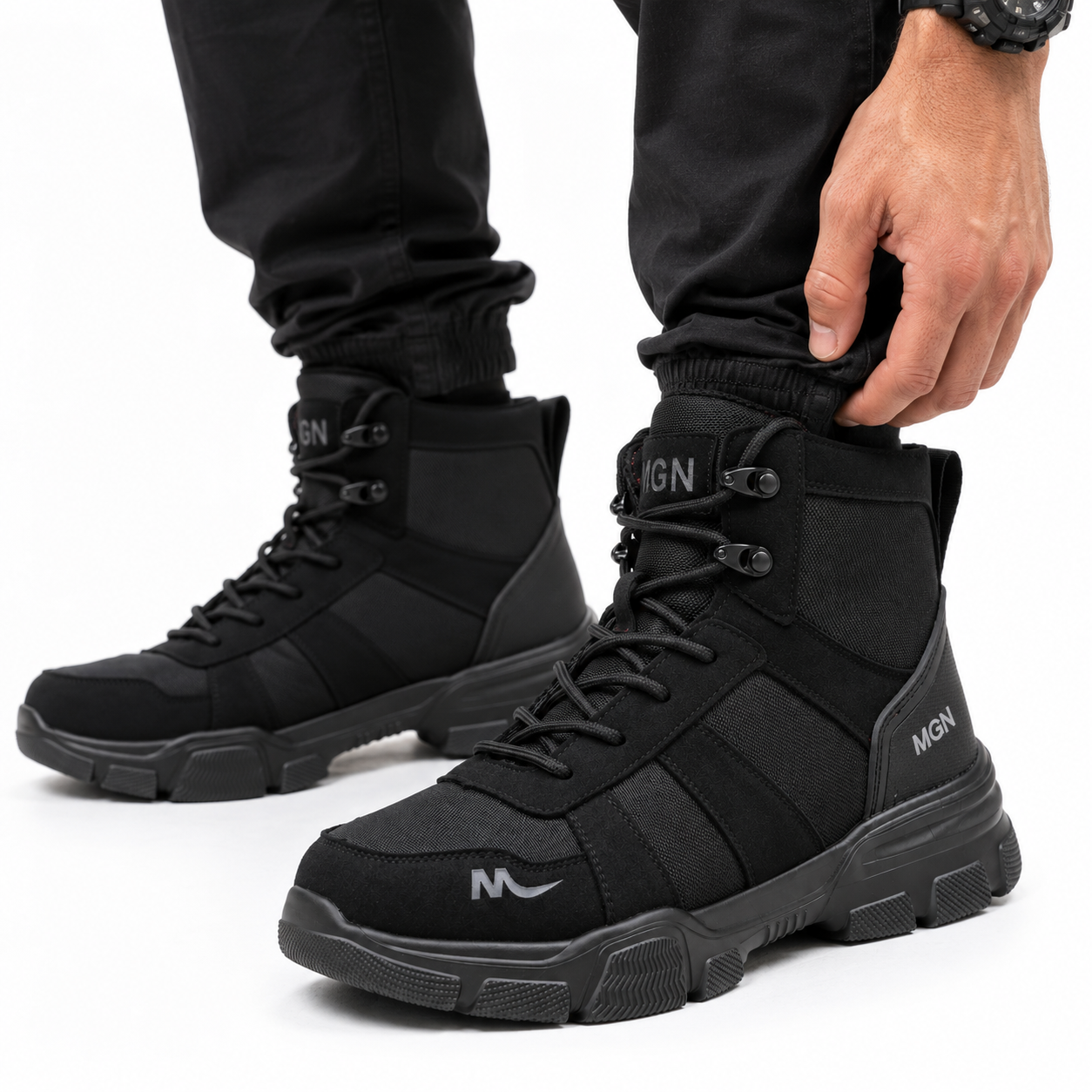Bota de Segurança Bico de Aço Antiderrapante Montevie