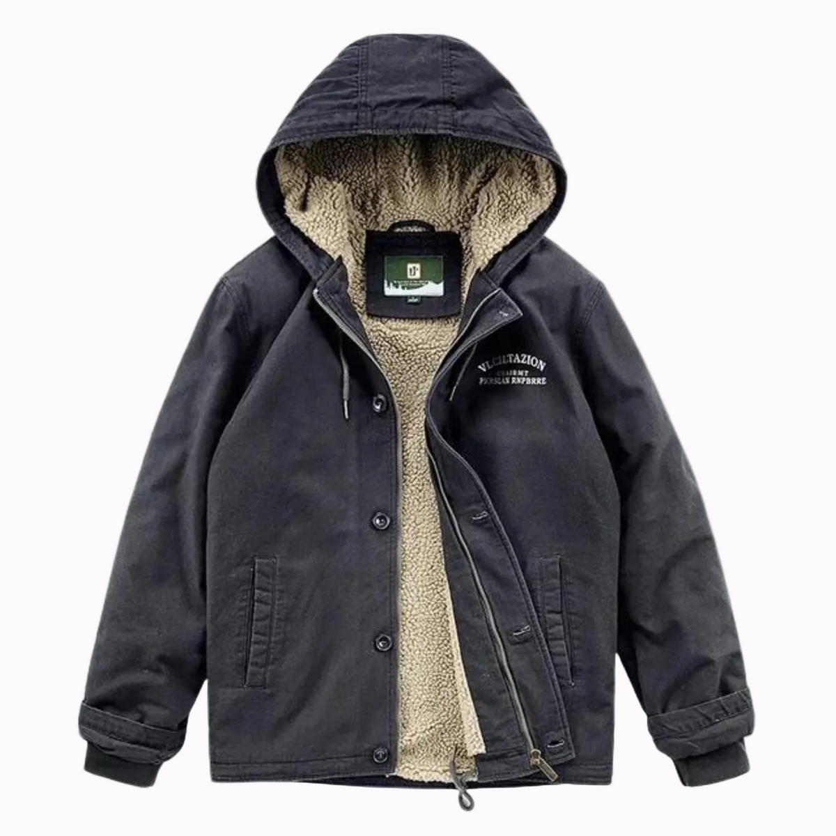Jaqueta Bomber Masculina de Lã Montevie