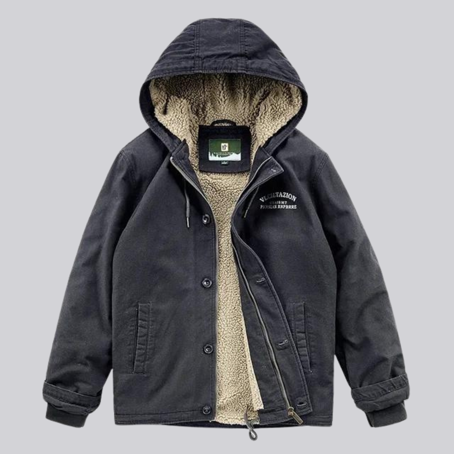 Jaqueta Bomber Masculina de Lã Montevie