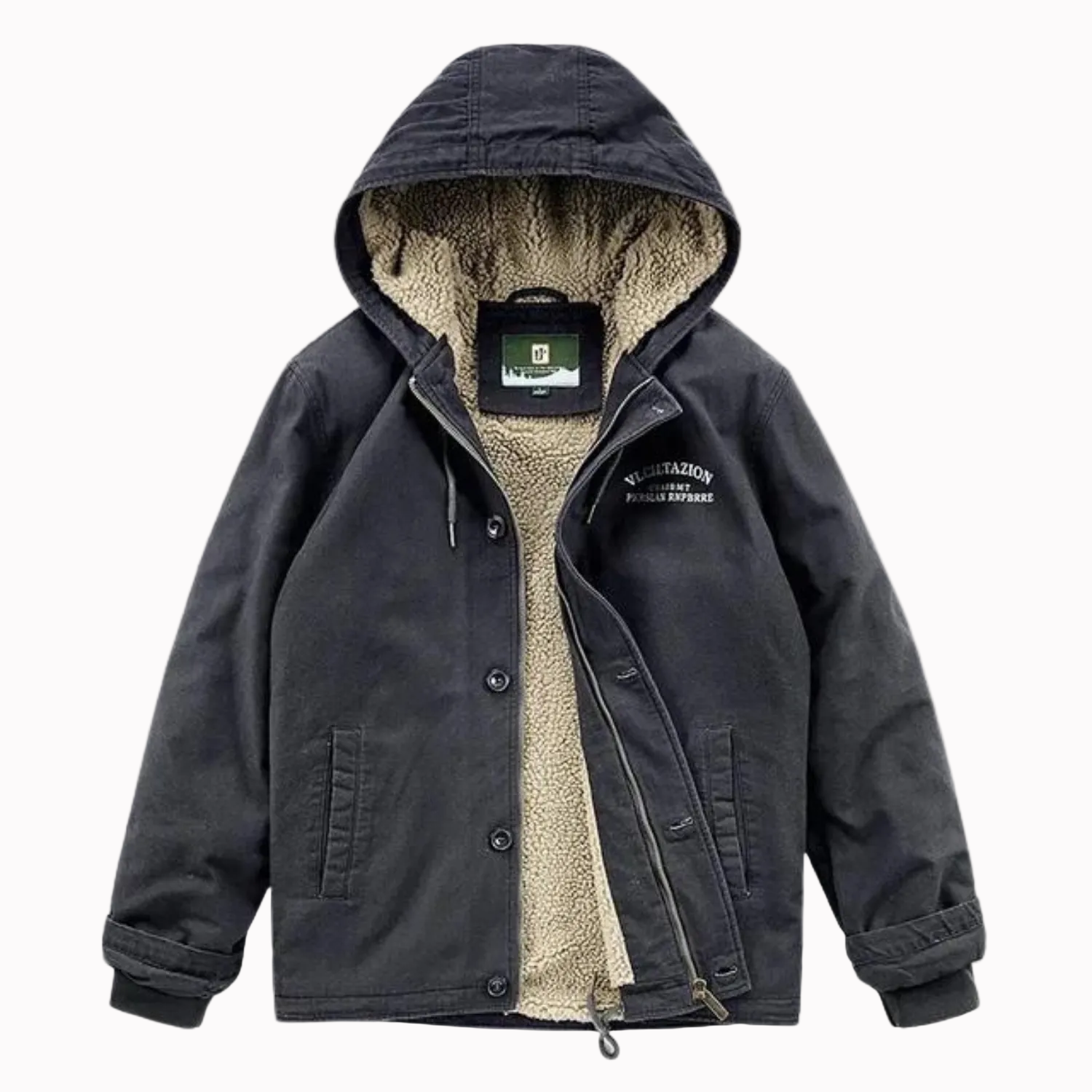 Jaqueta Bomber Masculina de Lã Montevie