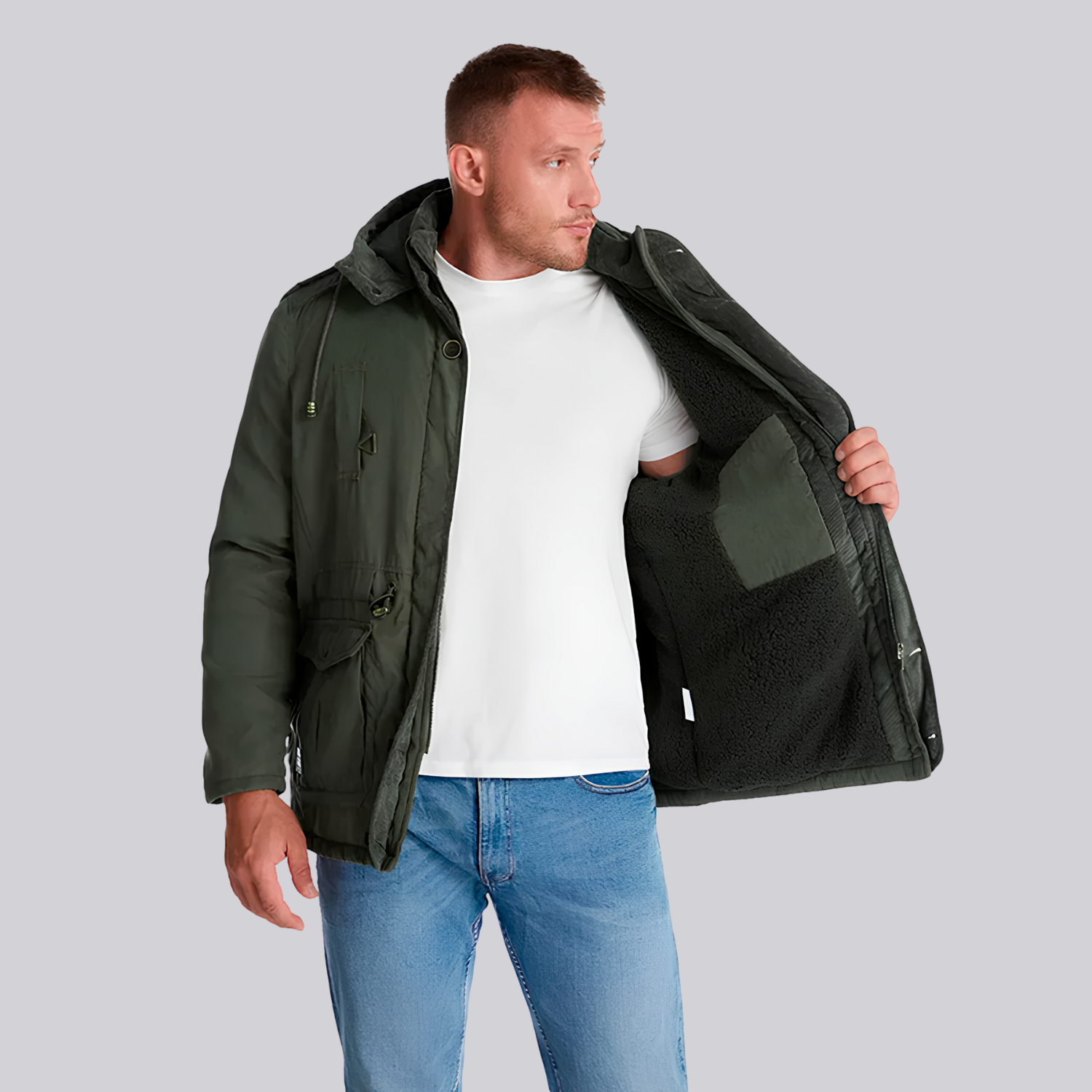 Jaqueta Parka Masculina Fostre Montevie