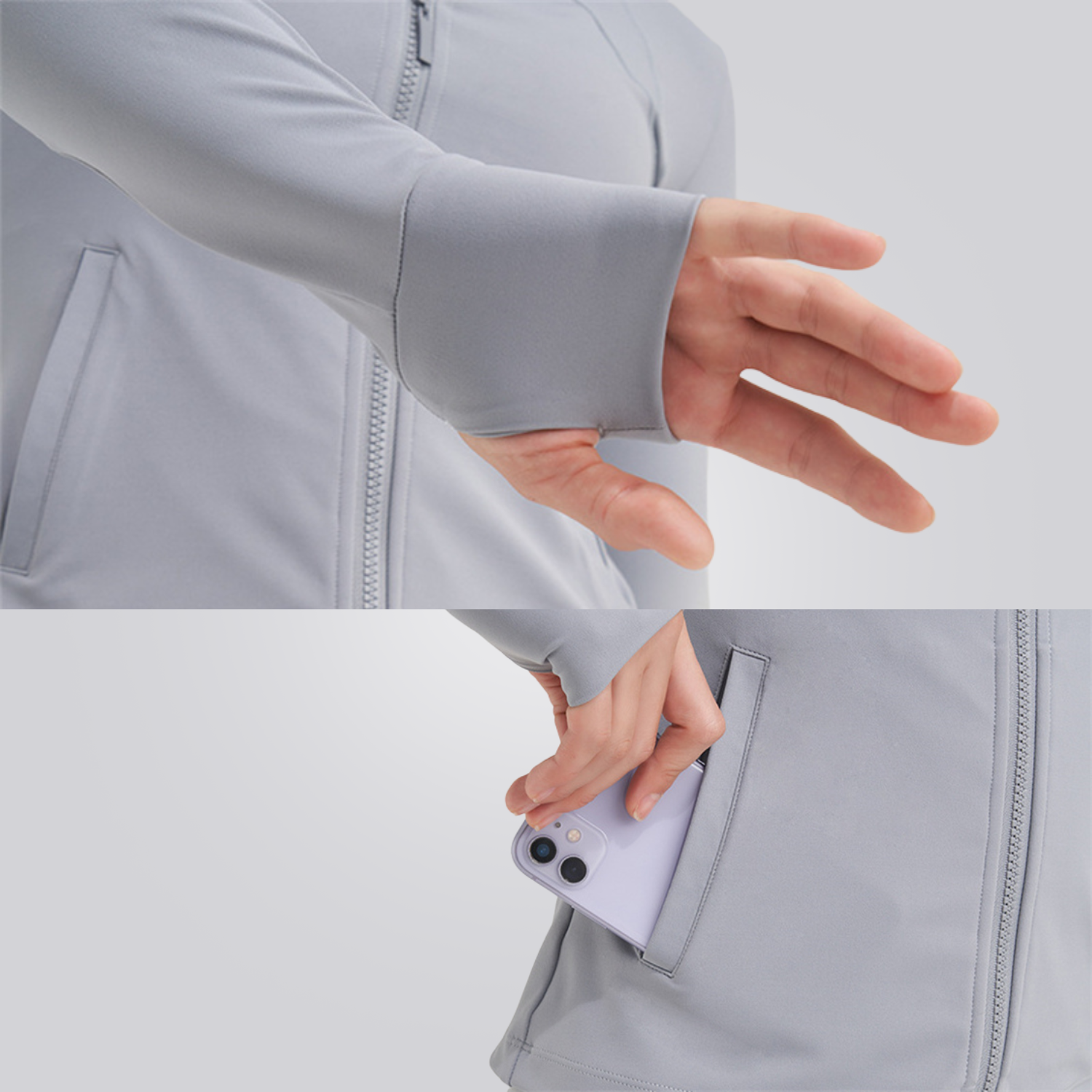 Jaqueta Feminina Fitness UV+ Montevie