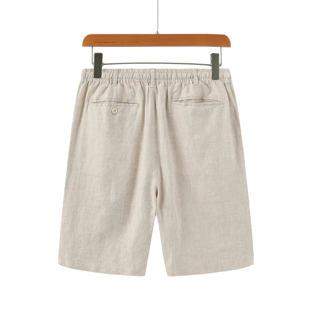 Short De Linho Casual Premium Montevie
