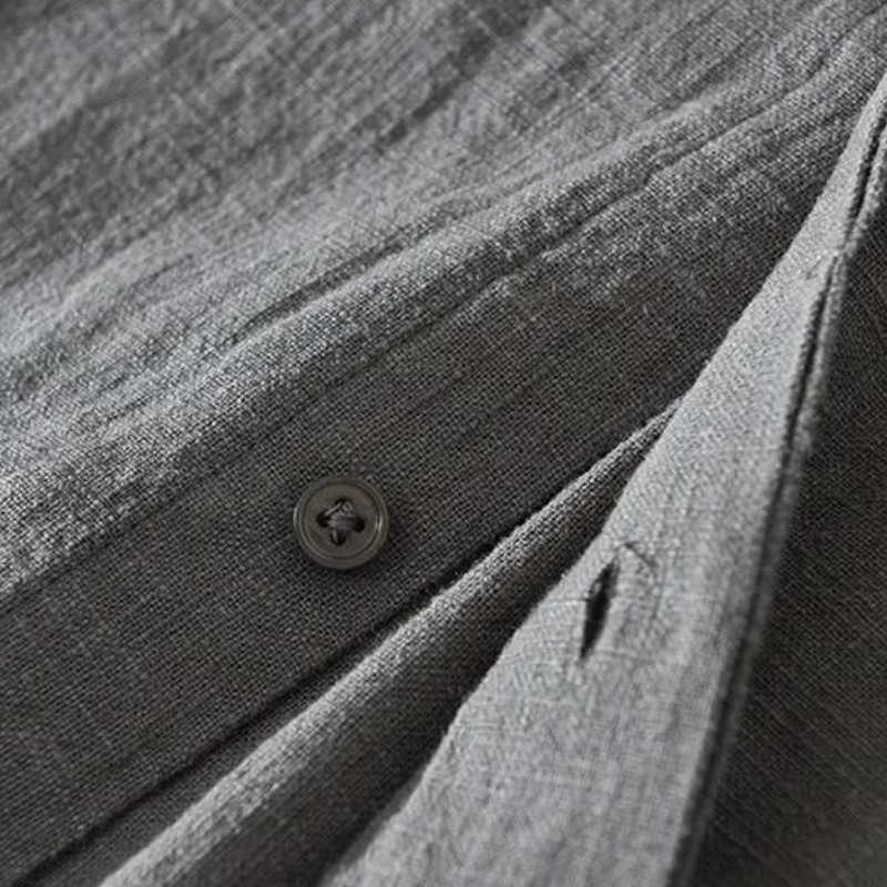 Camisa de Linho Masculina Old Money Itália