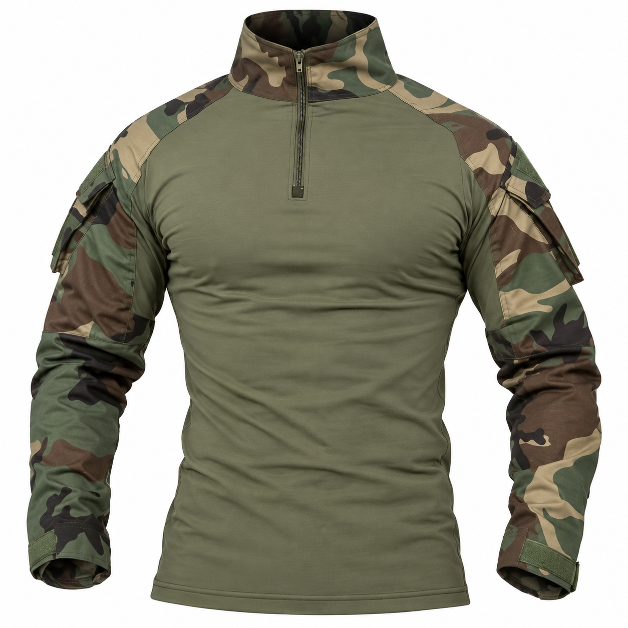 Camiseta Tática Camuflada Manga Longa Montevie