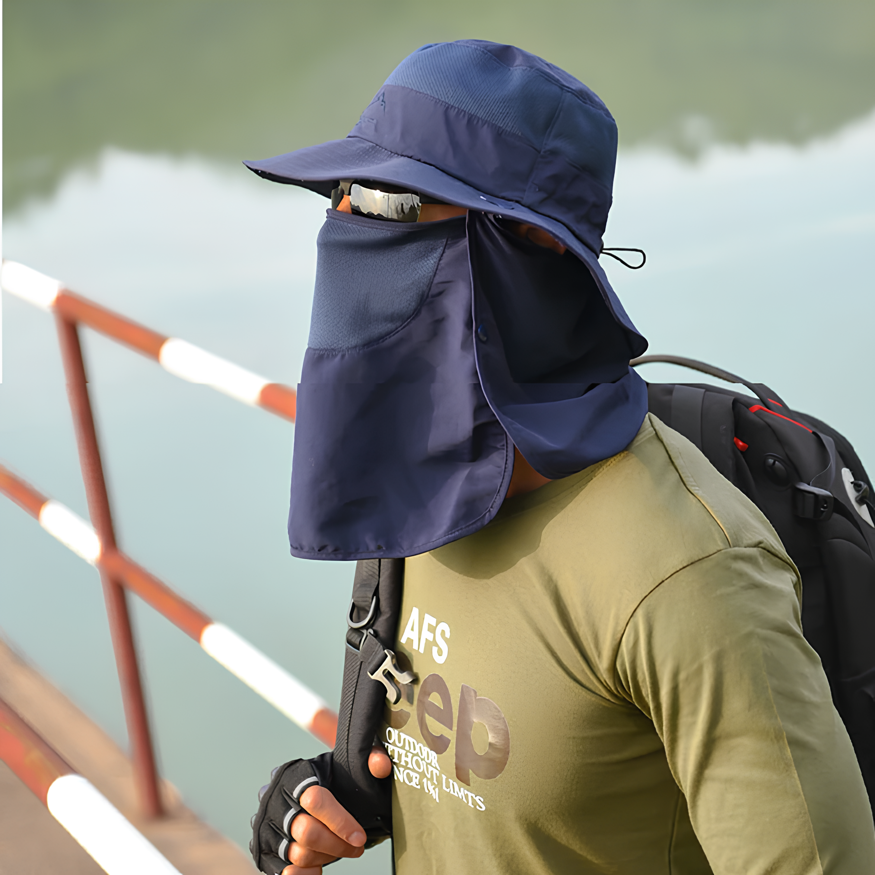 Chapéu Protetor Pescoço e Rosto Montevie