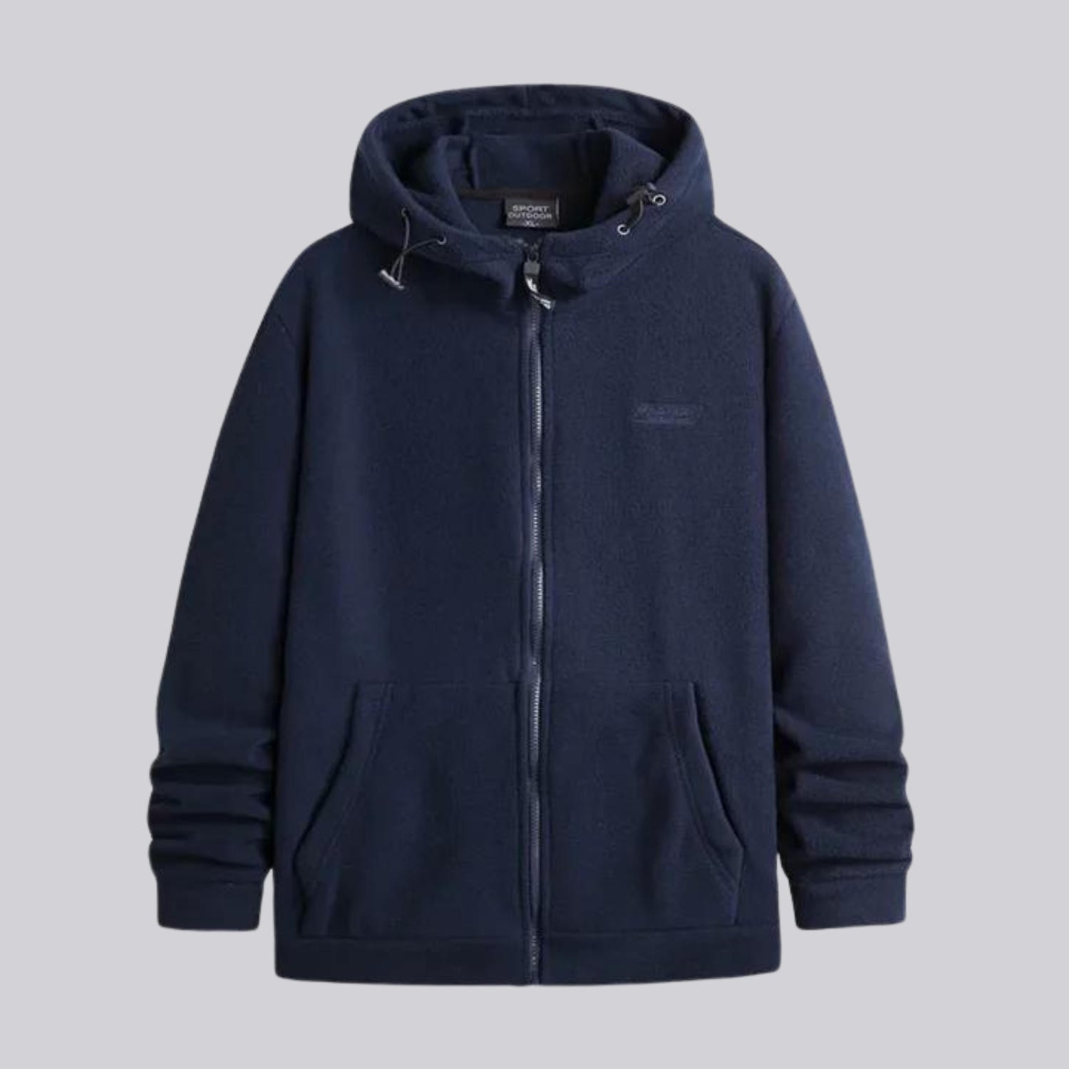 Jaqueta Fleece Lã Confort com Zíper Montevie