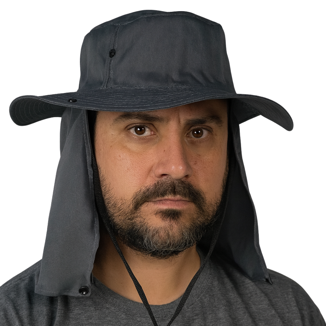 Chapéu Pescador Australiano com Proteção Pescoço