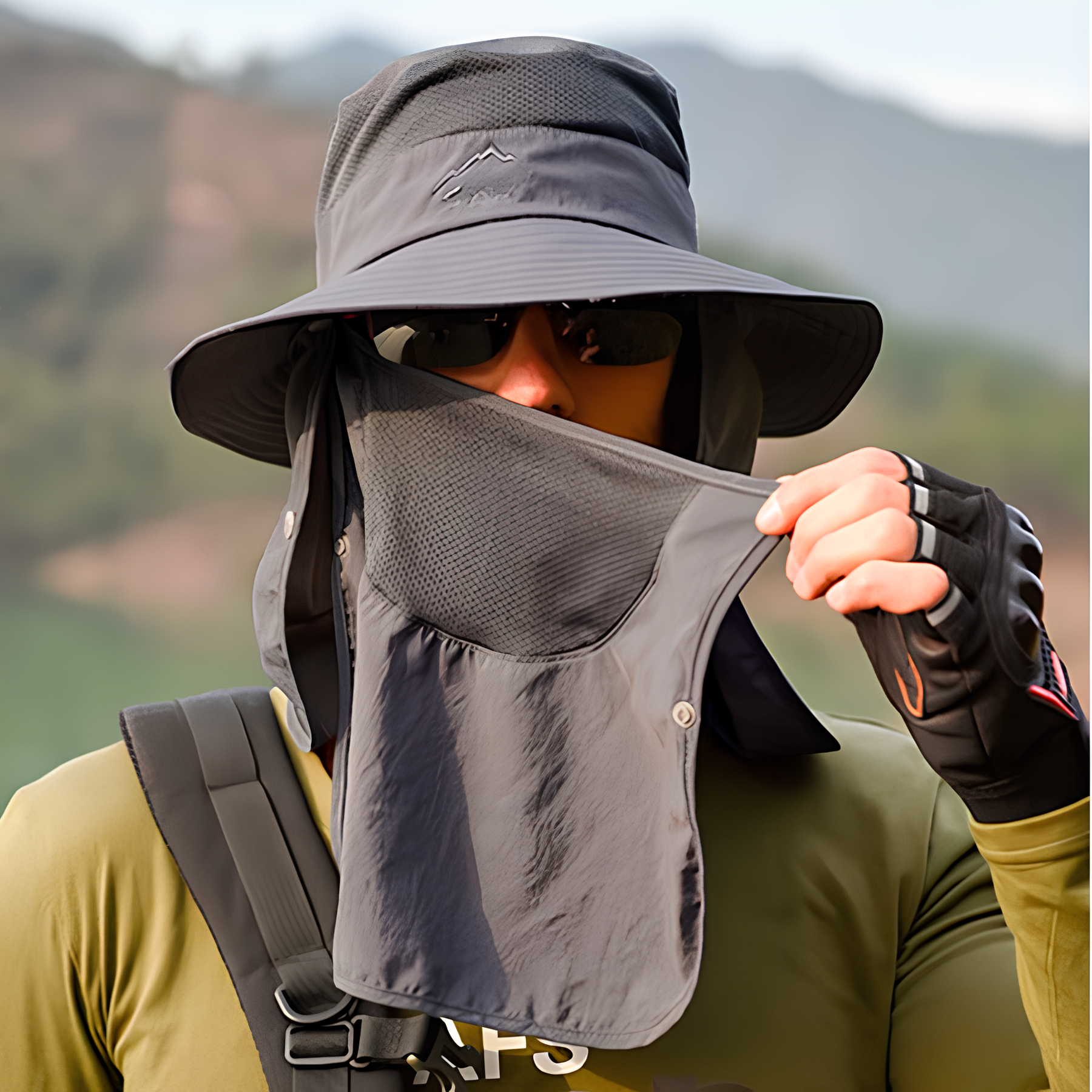 Chapéu Protetor Pescoço e Rosto Montevie