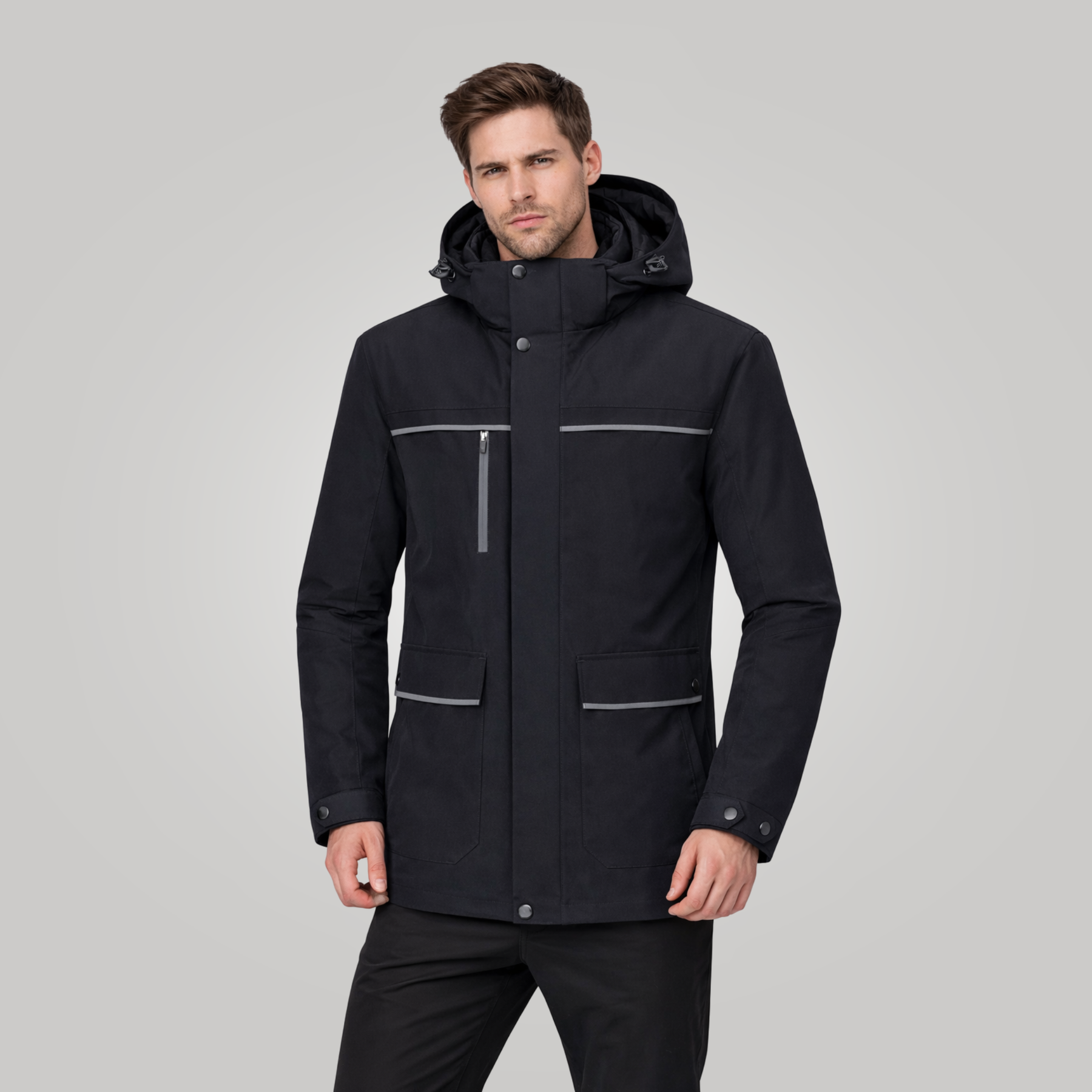 Jaqueta 3 em 1 Masculina Impermeável Puffer Tech Montevie