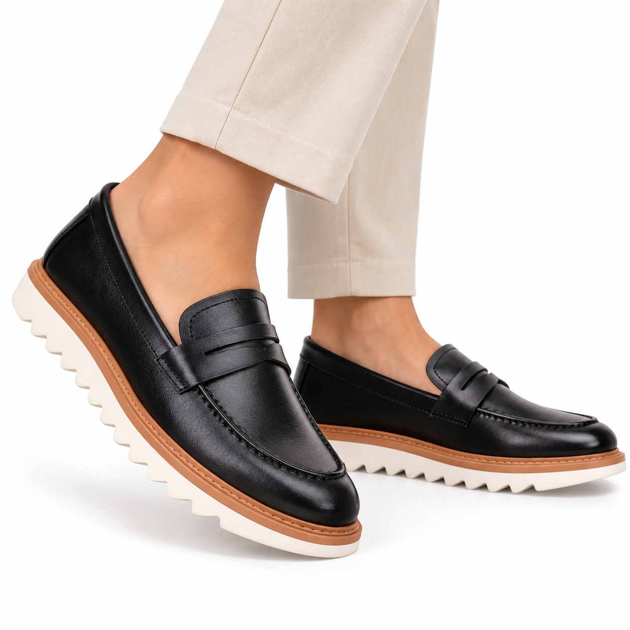 Mocassim Social Masculino Sola Antiderrapante Montevie