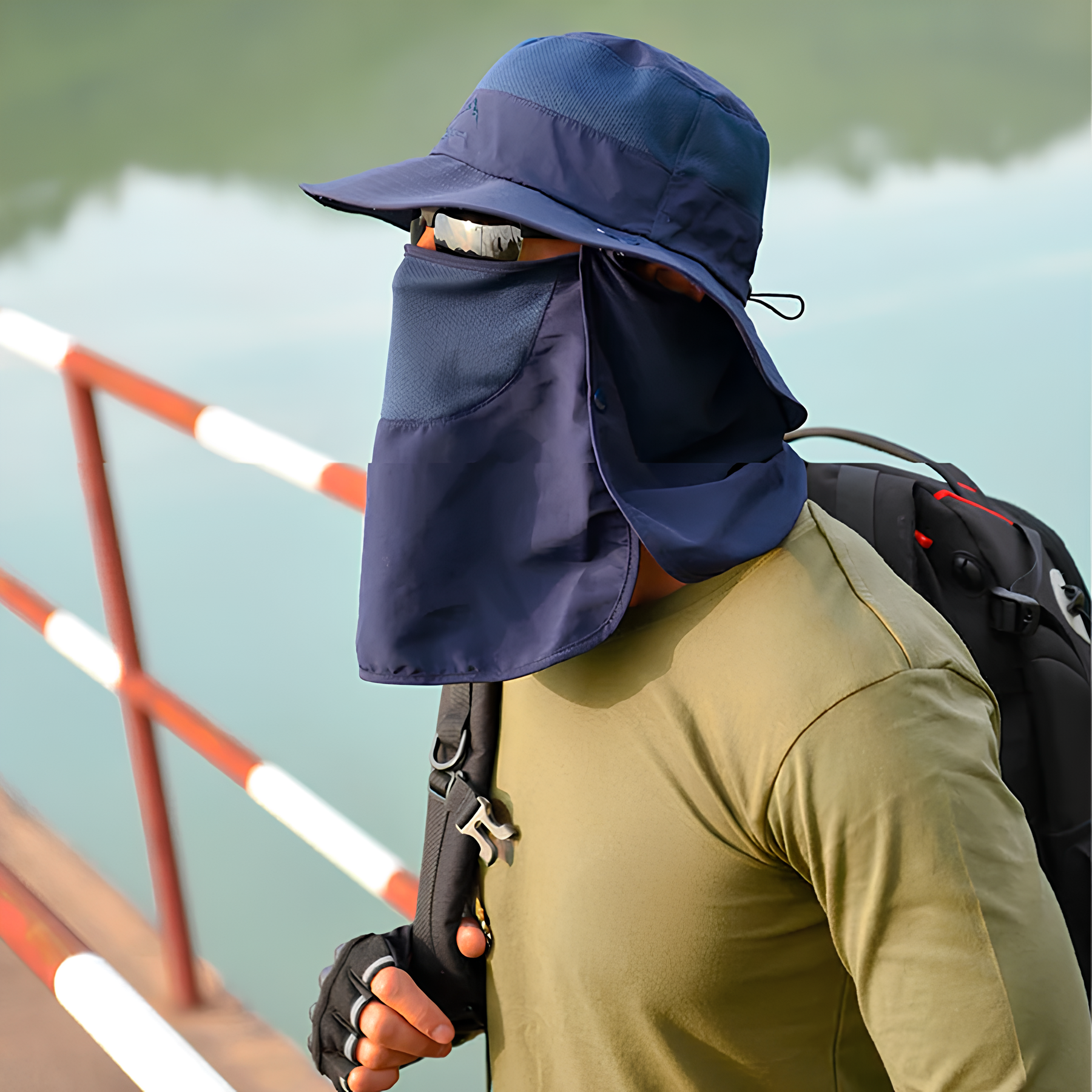 Chapéu Protetor Pescoço e Rosto Montevie