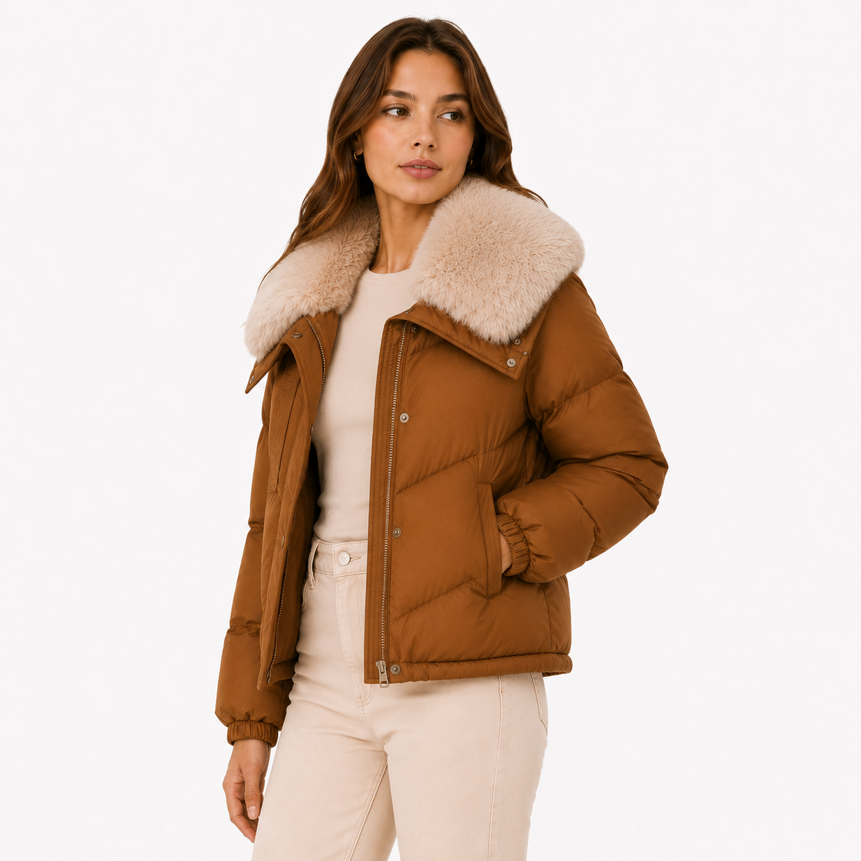Jaqueta Feminina Puffer Down Montevie