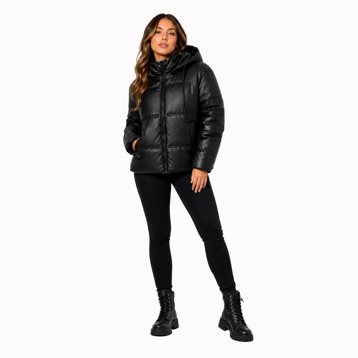 Jaqueta Puffer Feminina Vintage Labella Montevie