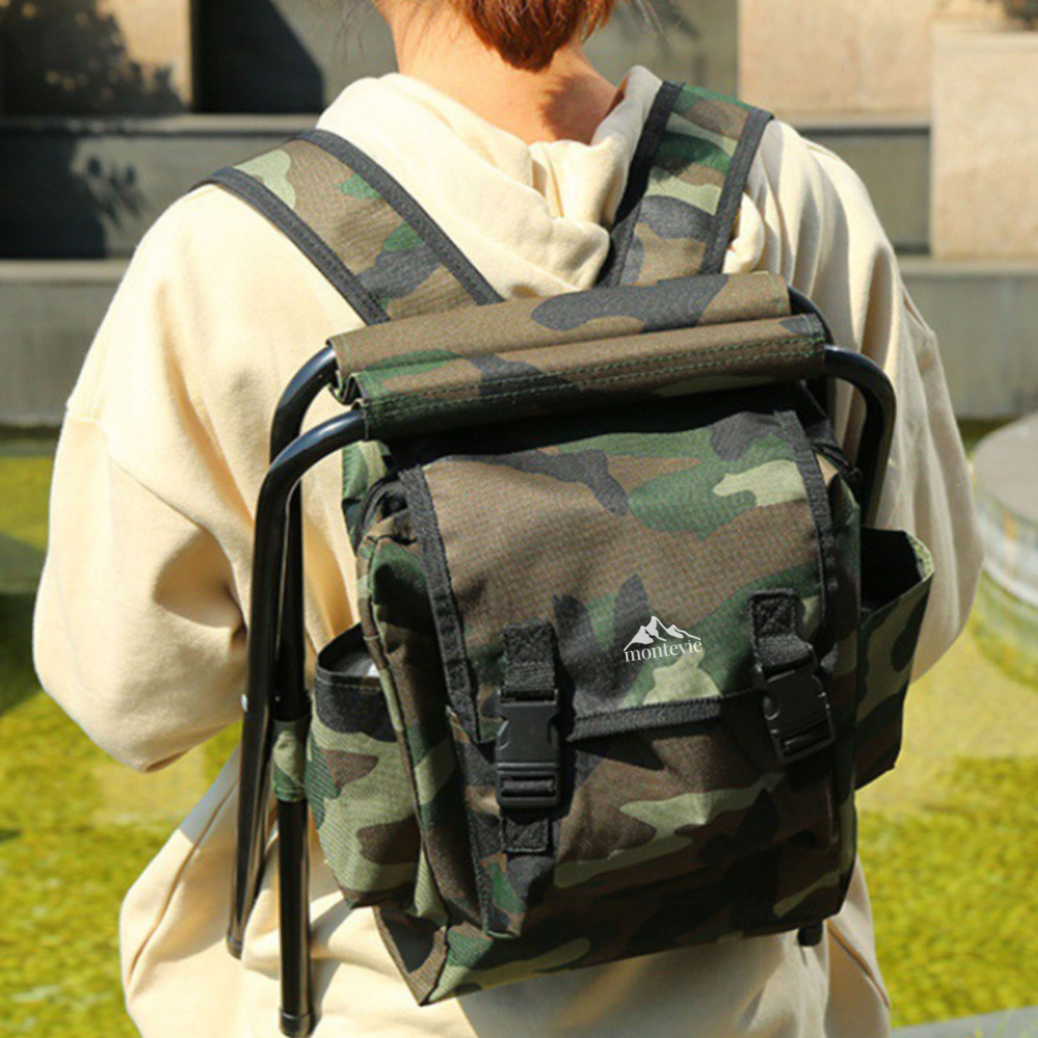 Banco Portátil com Mochila Montevie