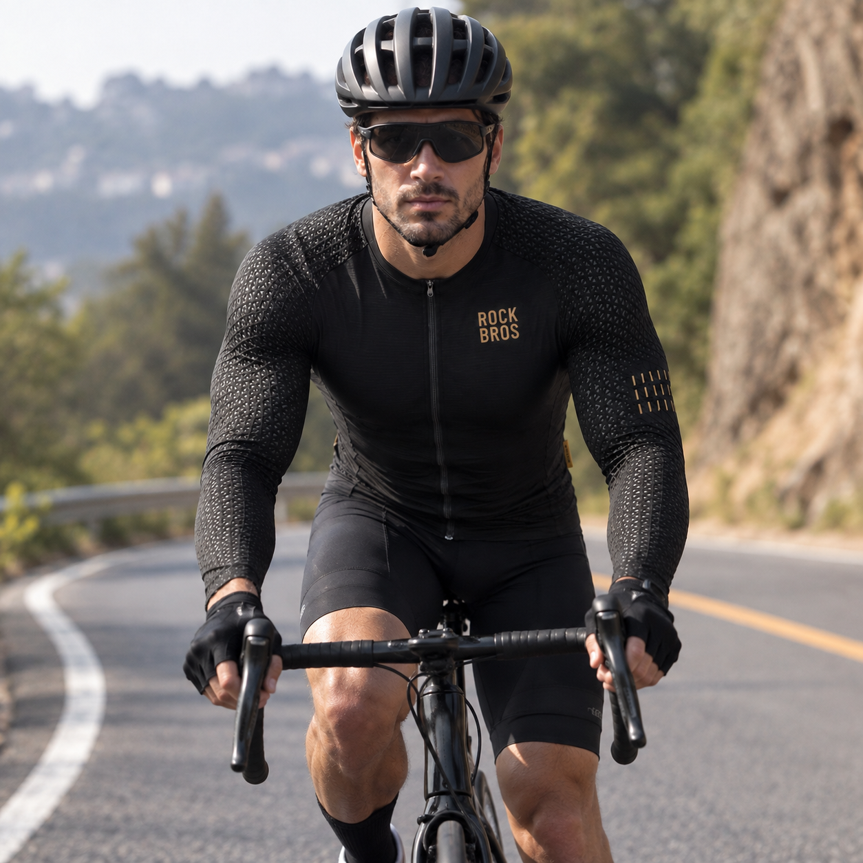 Camisa de Ciclismo Manga Curta e Manga Longa Reflectiva Montevie
