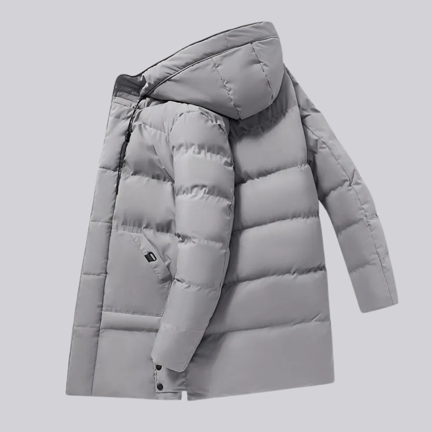 Jaqueta Masculina Puffer Longa Plus Size Montevie