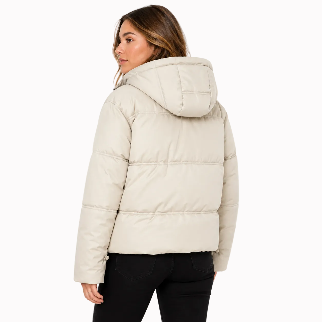 Jaqueta Puffer Feminina Vintage Labella Montevie