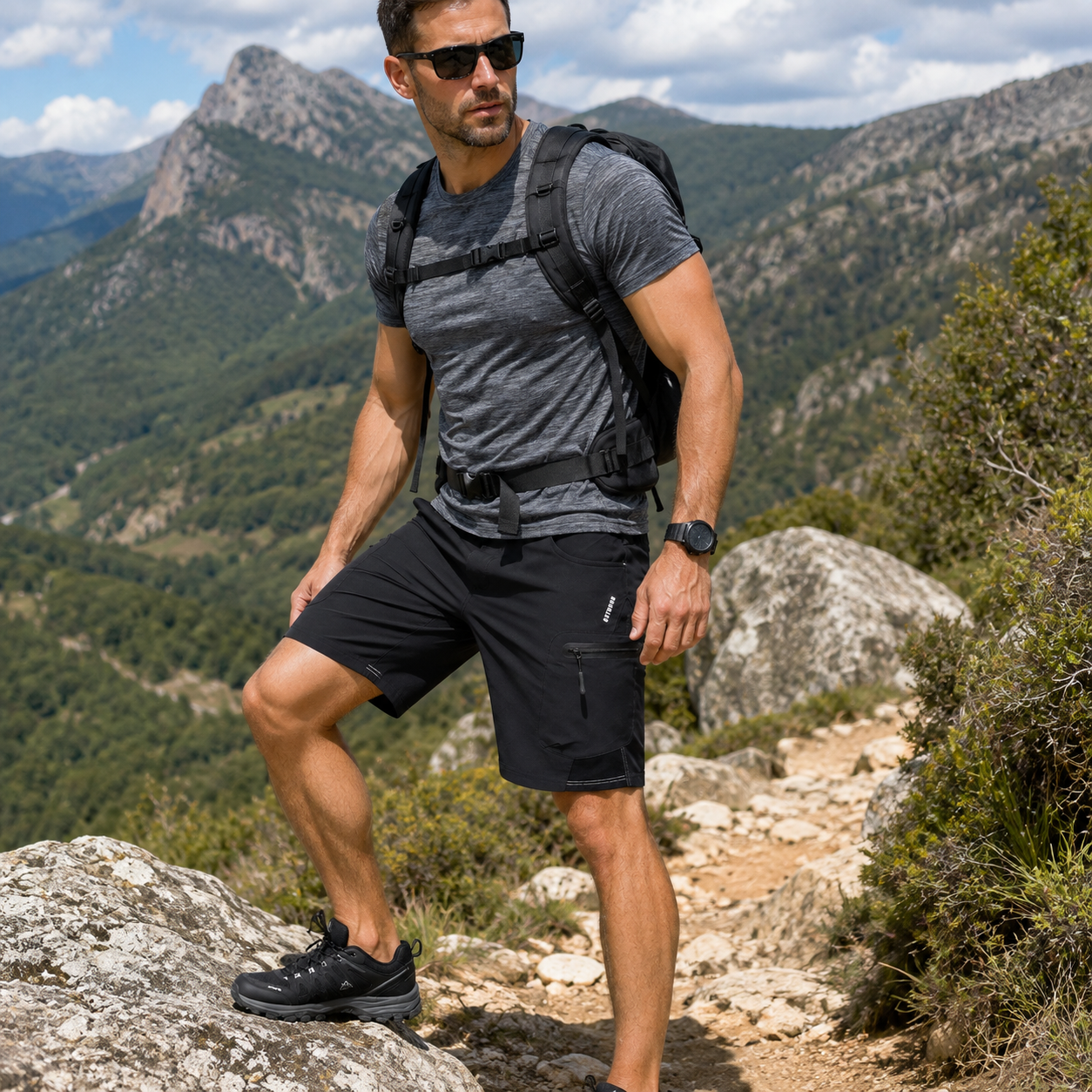 Bermuda Masculina Hiking Montevie