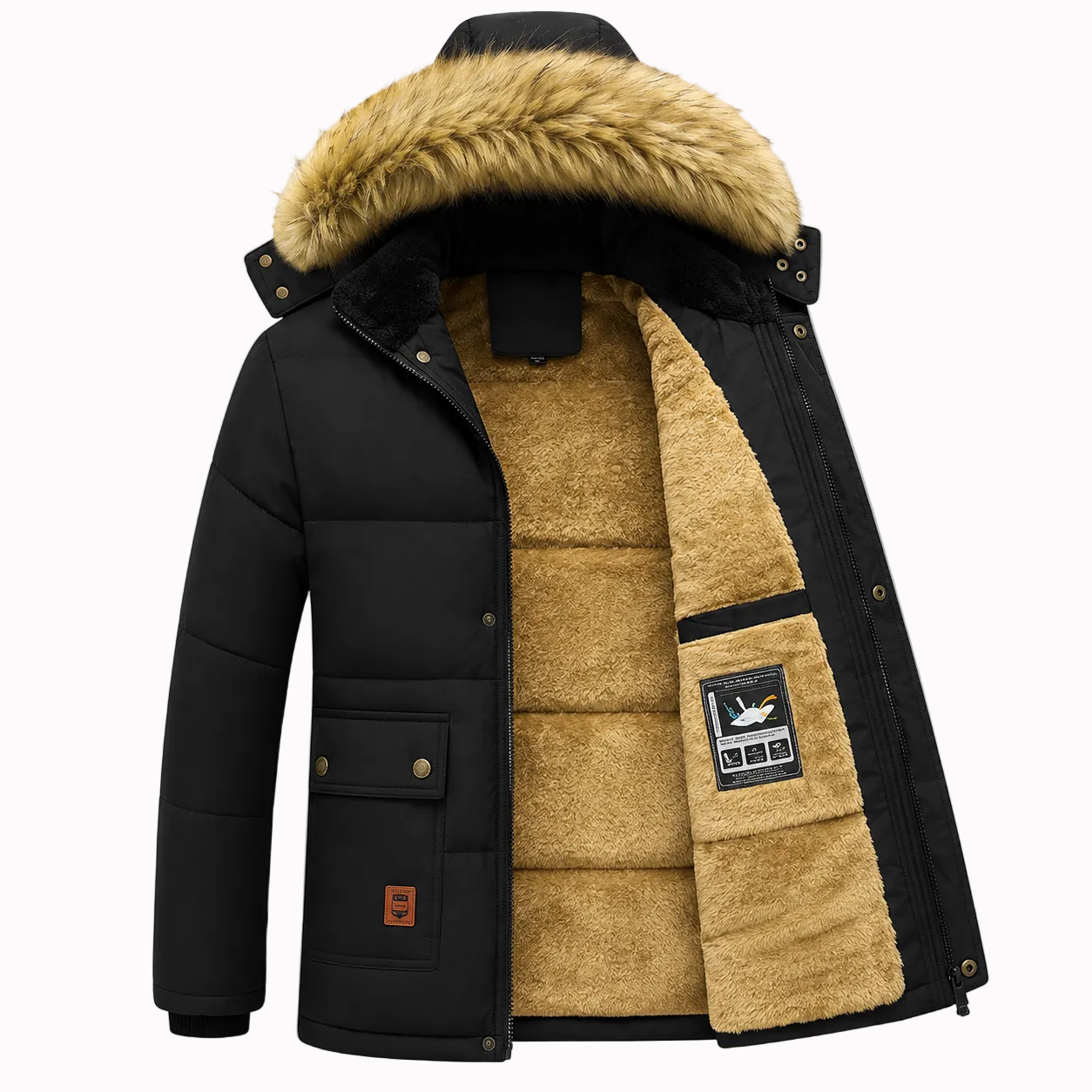 Jaqueta Parka Masculina Interior Lã Vie