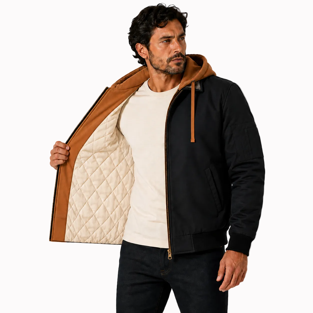 Jaqueta Masculina HoodBomber Montevie