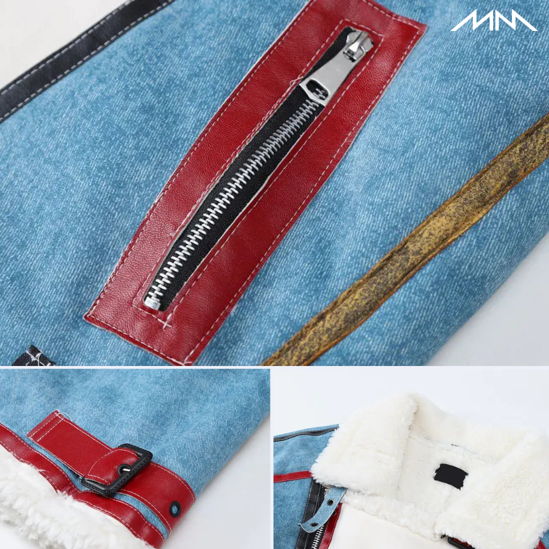 Jaqueta Feminina Bomber Lã de Cordeiro Montevie