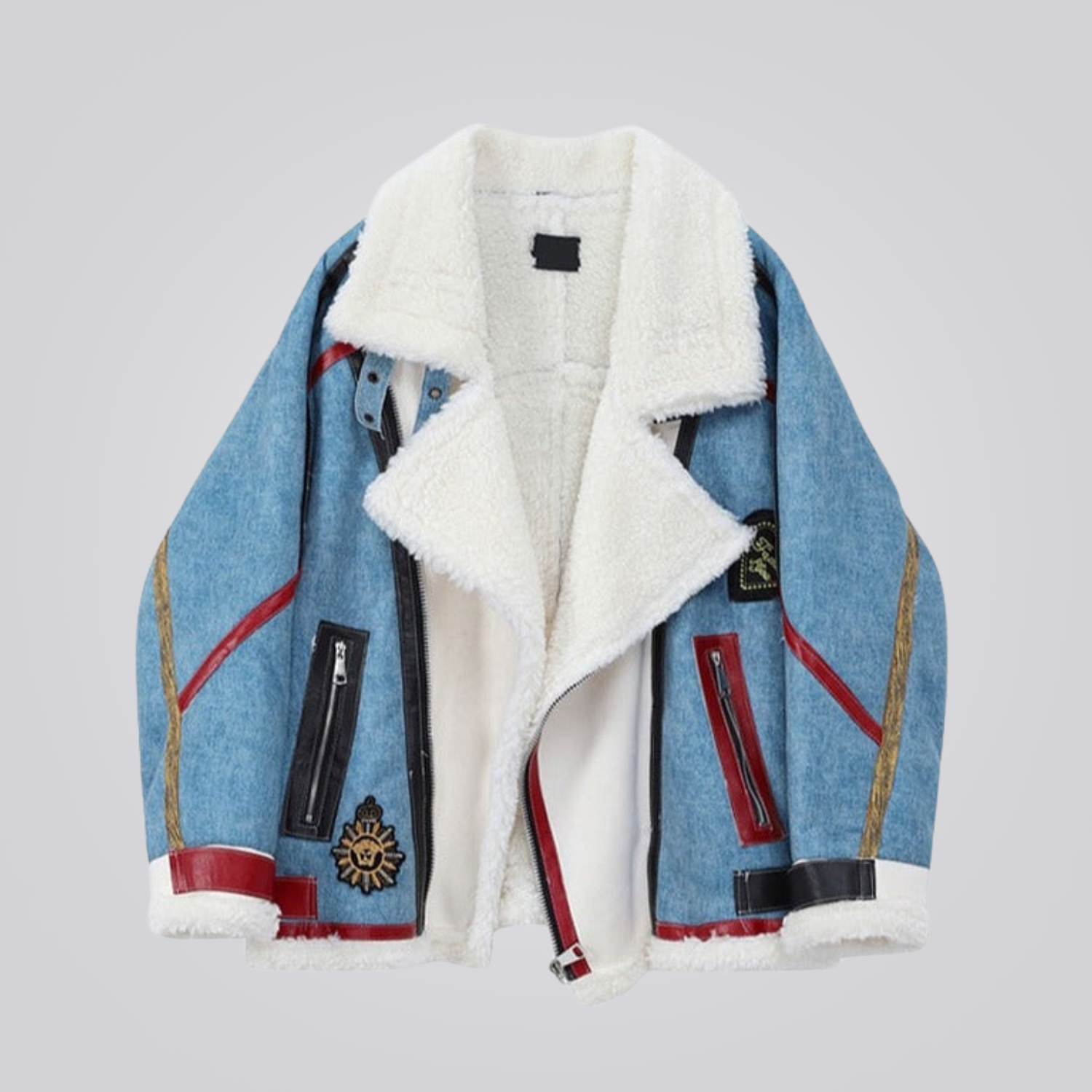 Jaqueta Feminina Bomber Lã de Cordeiro Montevie