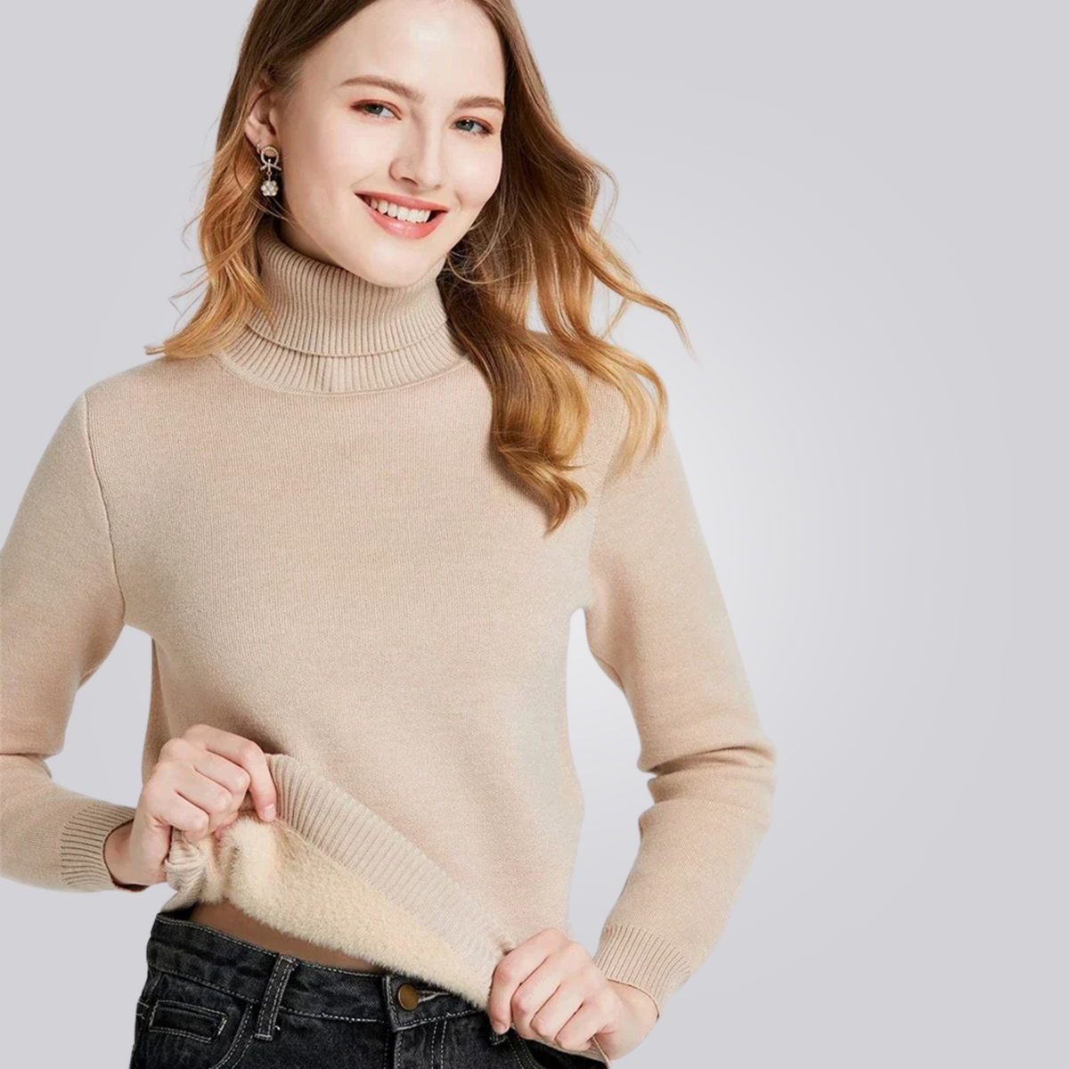 Suéter Peluciado Feminino Lã Montevie