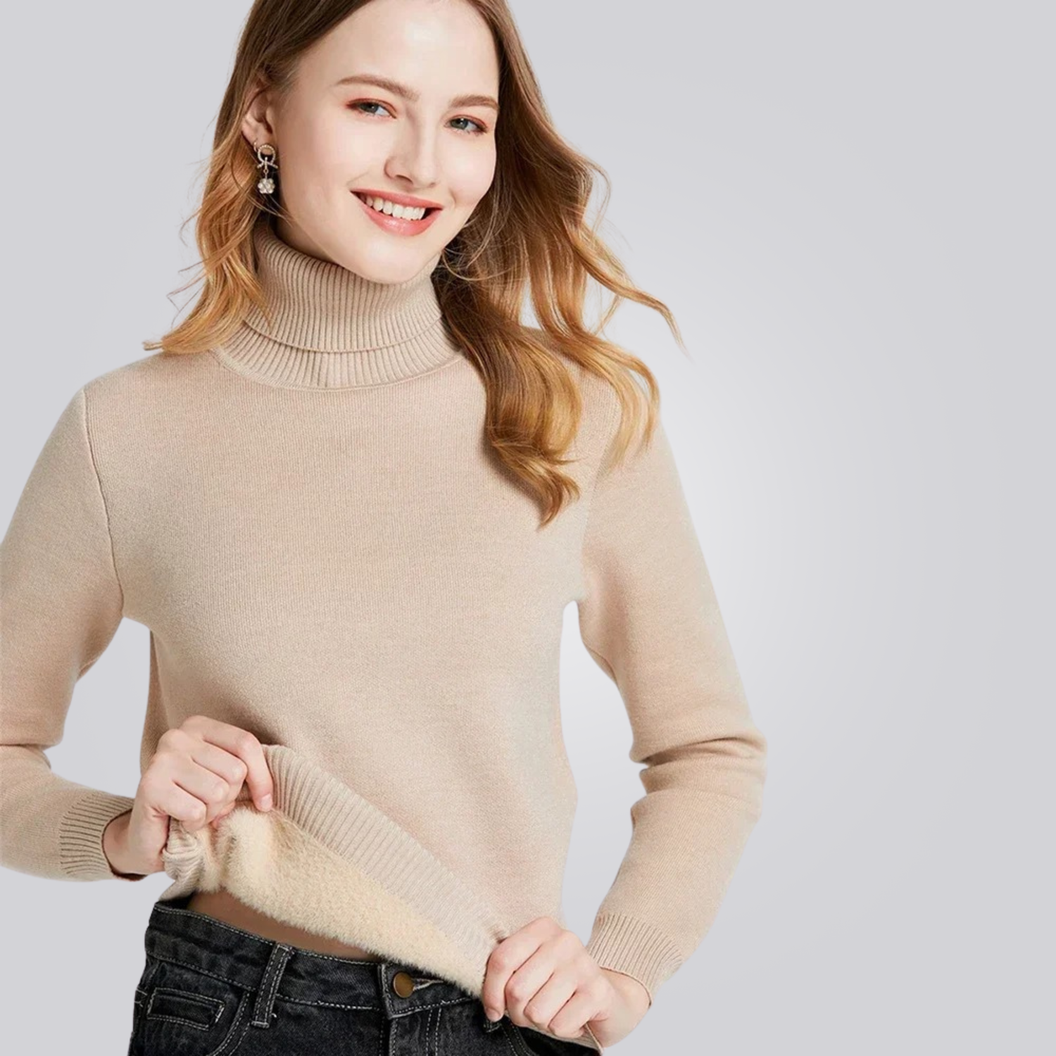 Suéter Peluciado Feminino Lã Montevie