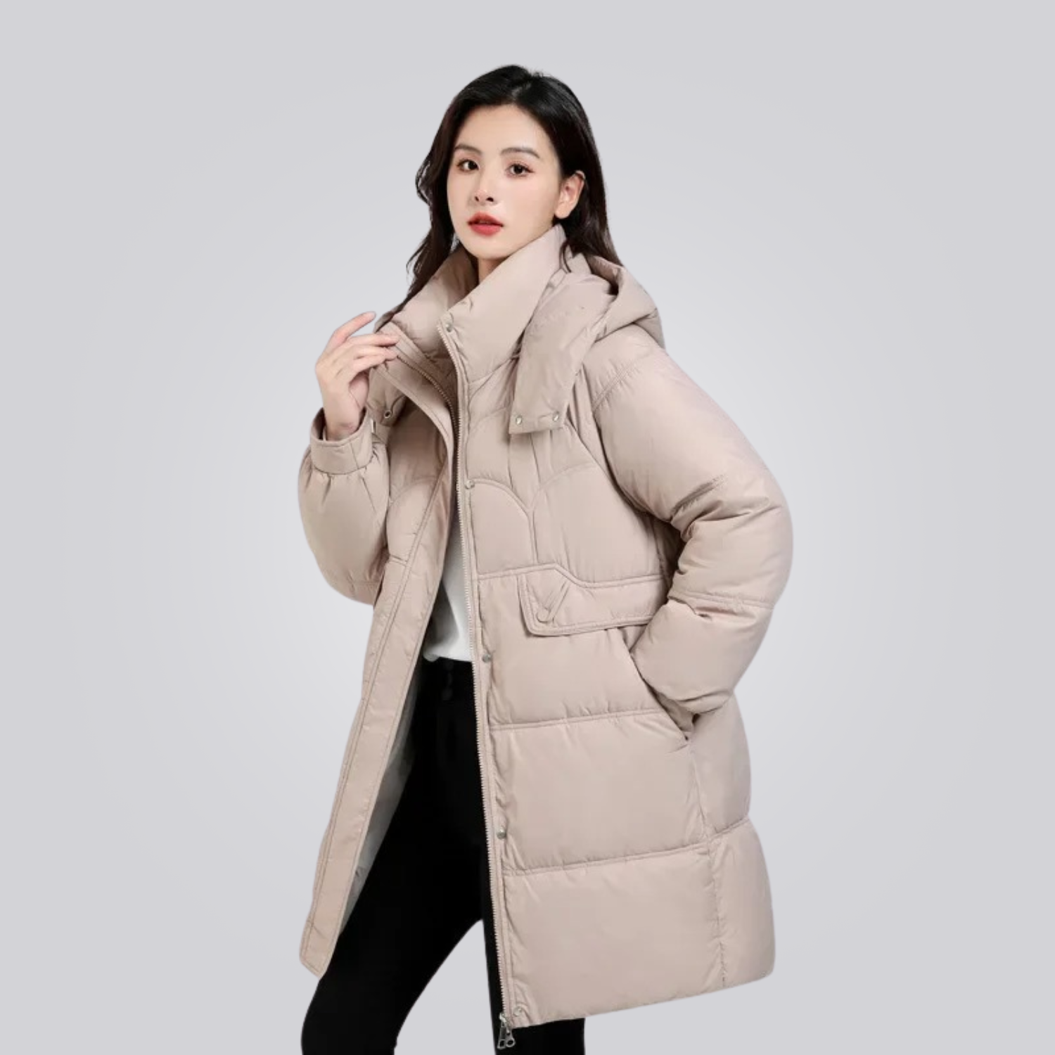 Jaqueta Feminina Parka Alongada Montevie