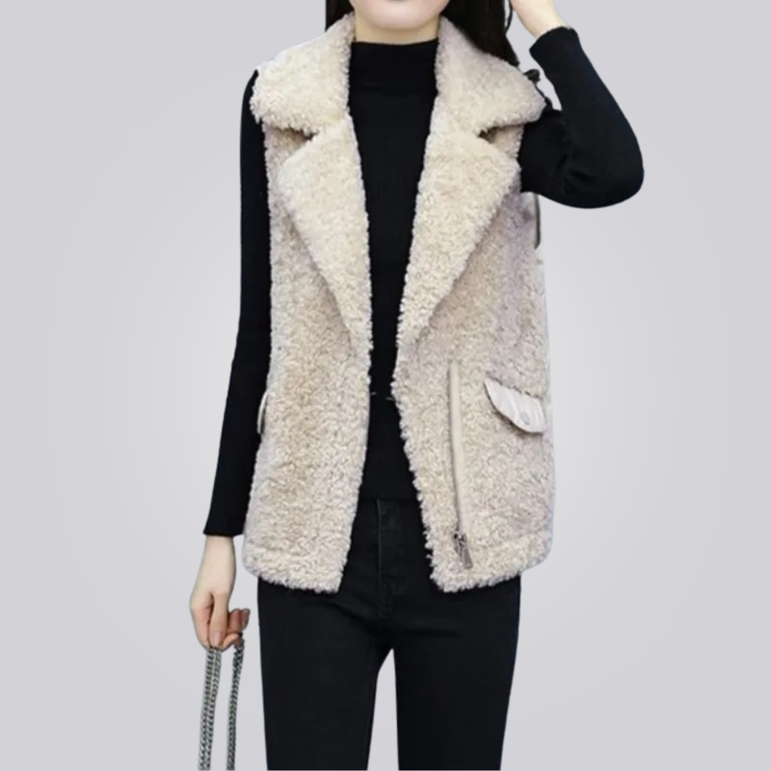 Colete Feminino Puffer em Lã Montevie