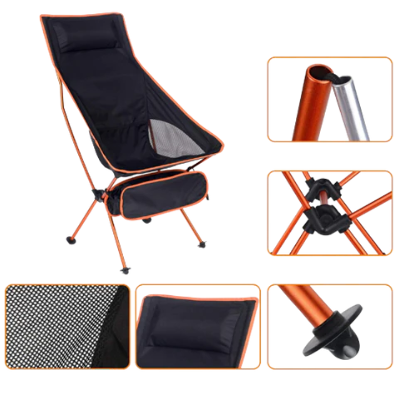 Cadeira de Camping Dobrável Grande Montevie