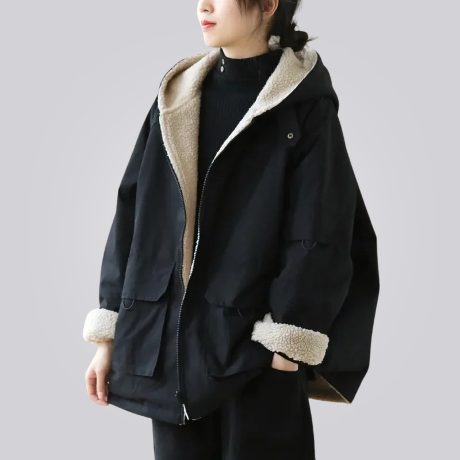 Jaqueta Parka Feminina Forrada Montevie