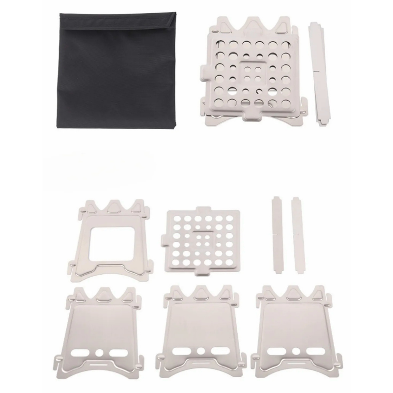 Fogão a Lenha Portátil Quadrado Montevie