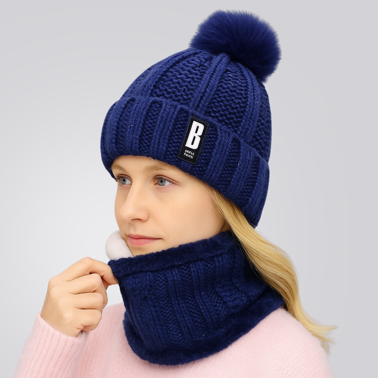 Gorro e Protetor de Pescoço Feminino Confort Montevie