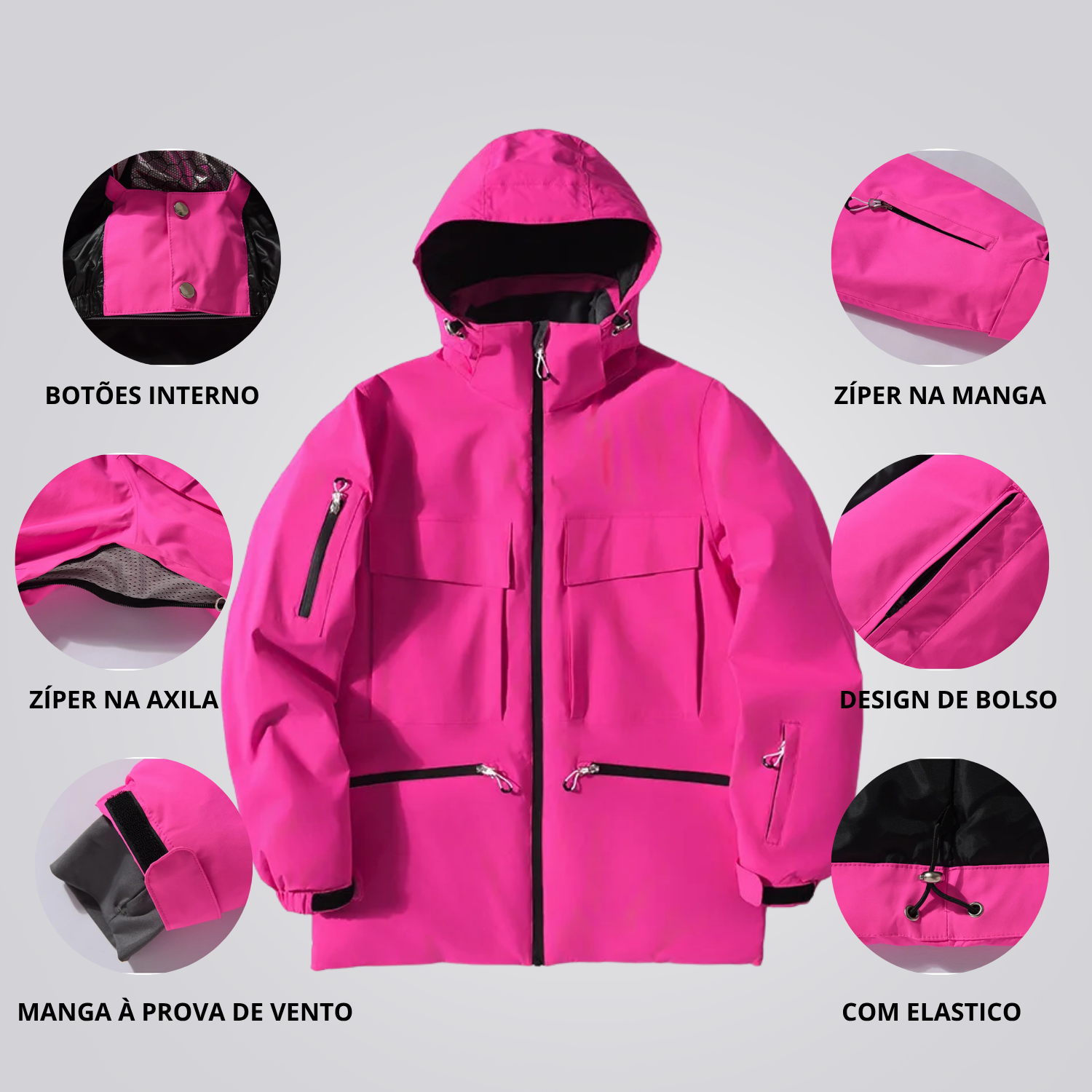 Jaqueta Feminina Snowboard SKI Montevie -30ºC