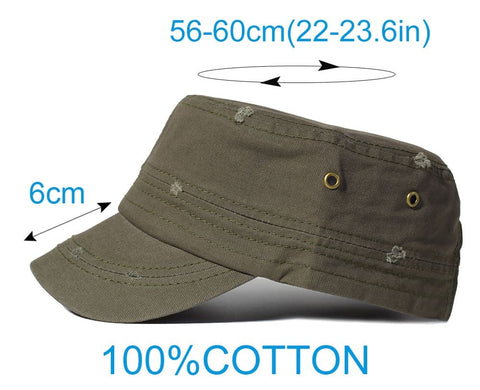 Boné Cadete Militar Liso Montevie