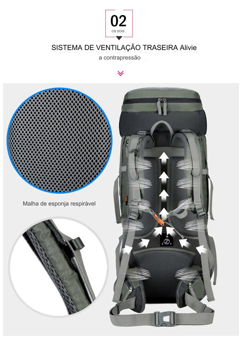 Mochila Cargueira Trekking All Montevie 75L