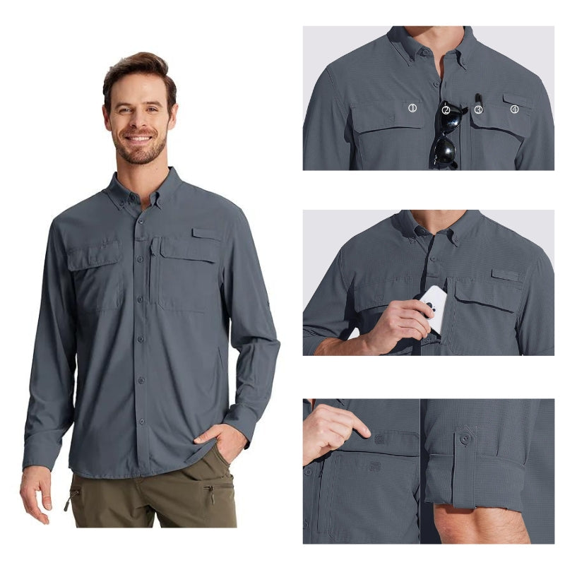 Camisa Masculina Manga Longa Nive Montevie