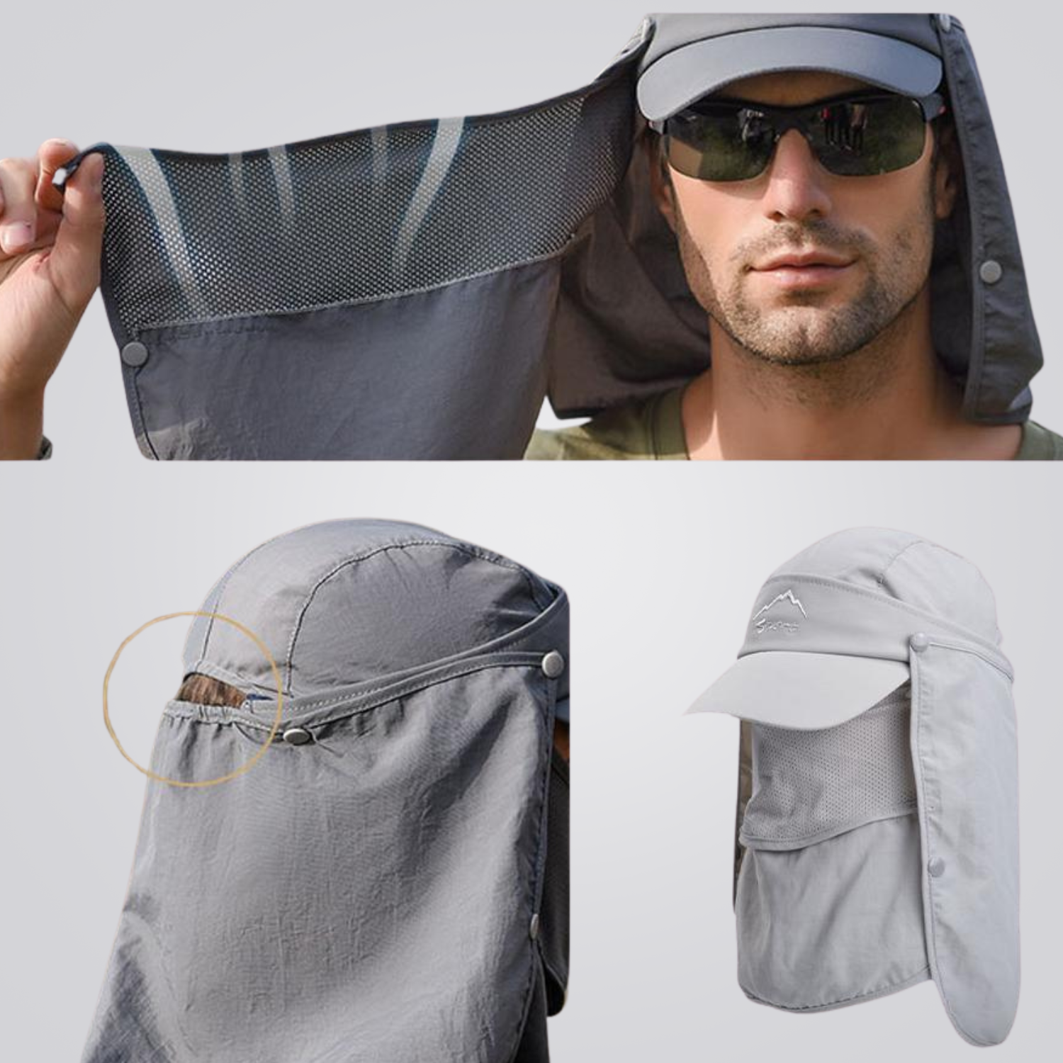 Chapéu 3 Em 1 Montevie