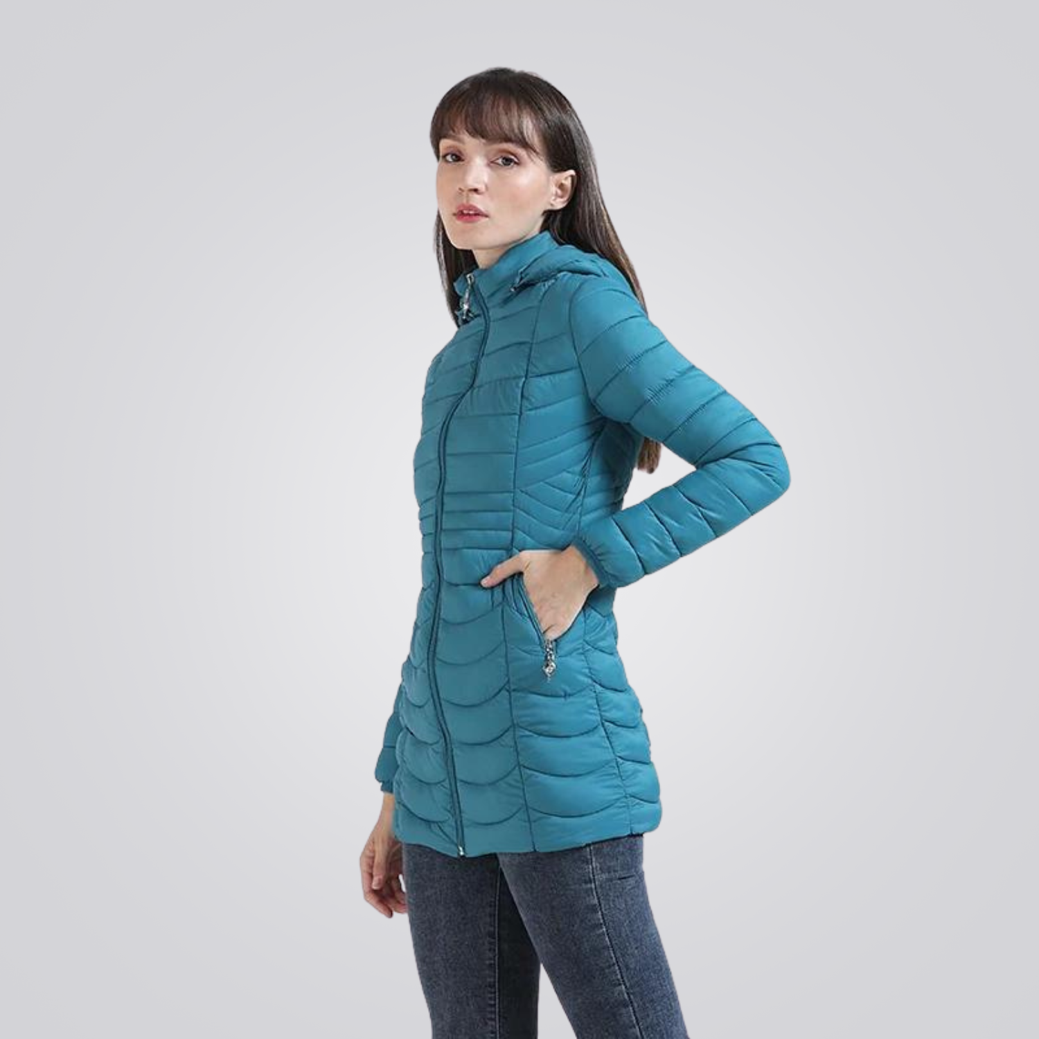 Jaqueta Puffer Feminina Longa Sant Montevie -5°C