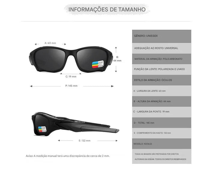 Óculos Militar polarizado Graff Montevie