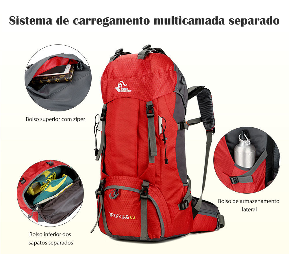 Mochila Cargueira Kane Montevie 60L
