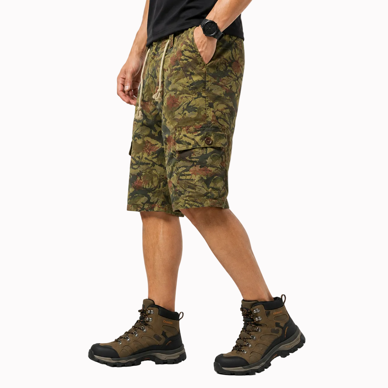 Shorts Camuflado Masculino Outdoor Montevie