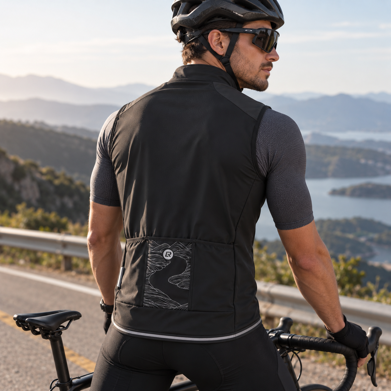 Colete de Ciclismo Térmico Corta-Vento Montevie