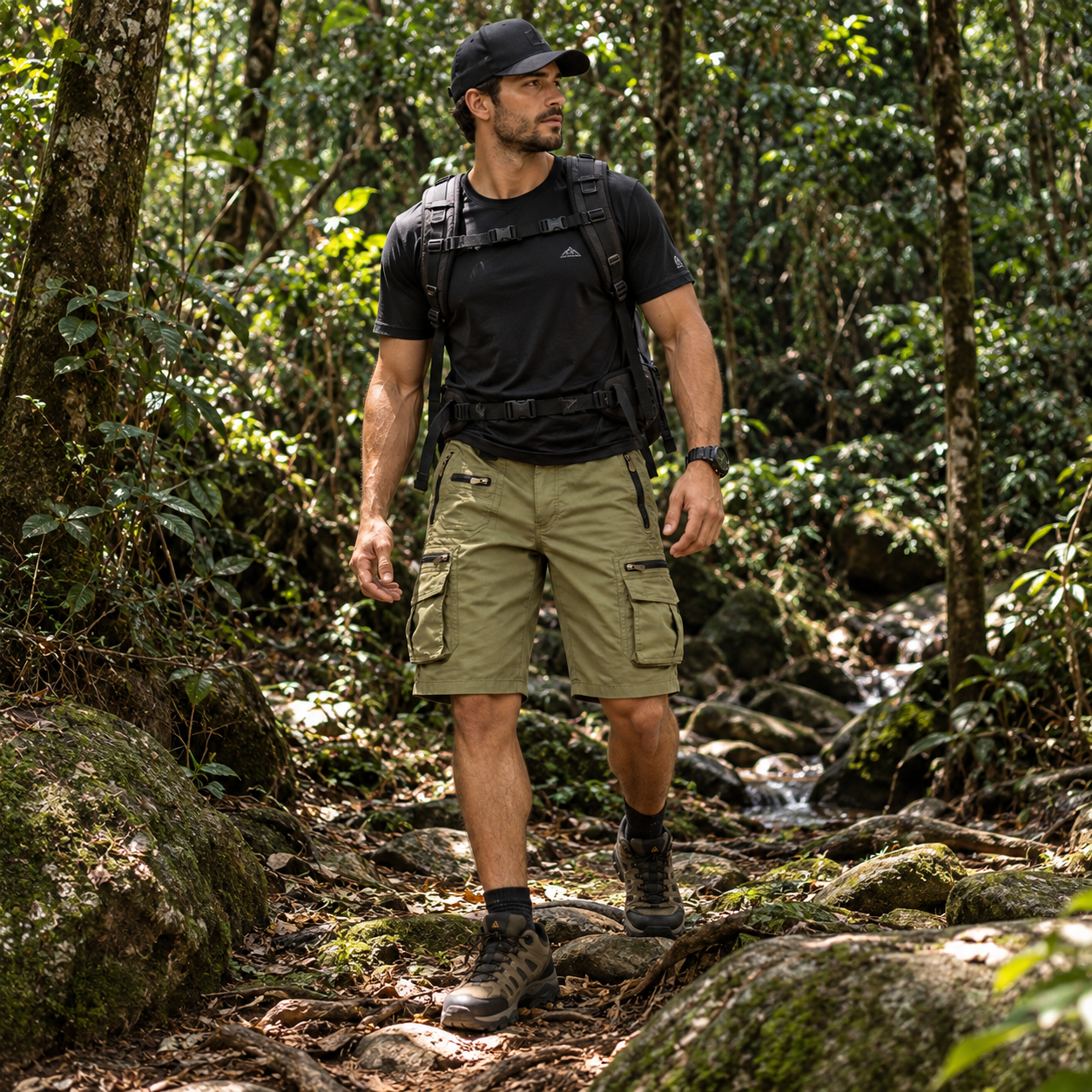 Bermuda Cargo Masculina Outdoor Montevie
