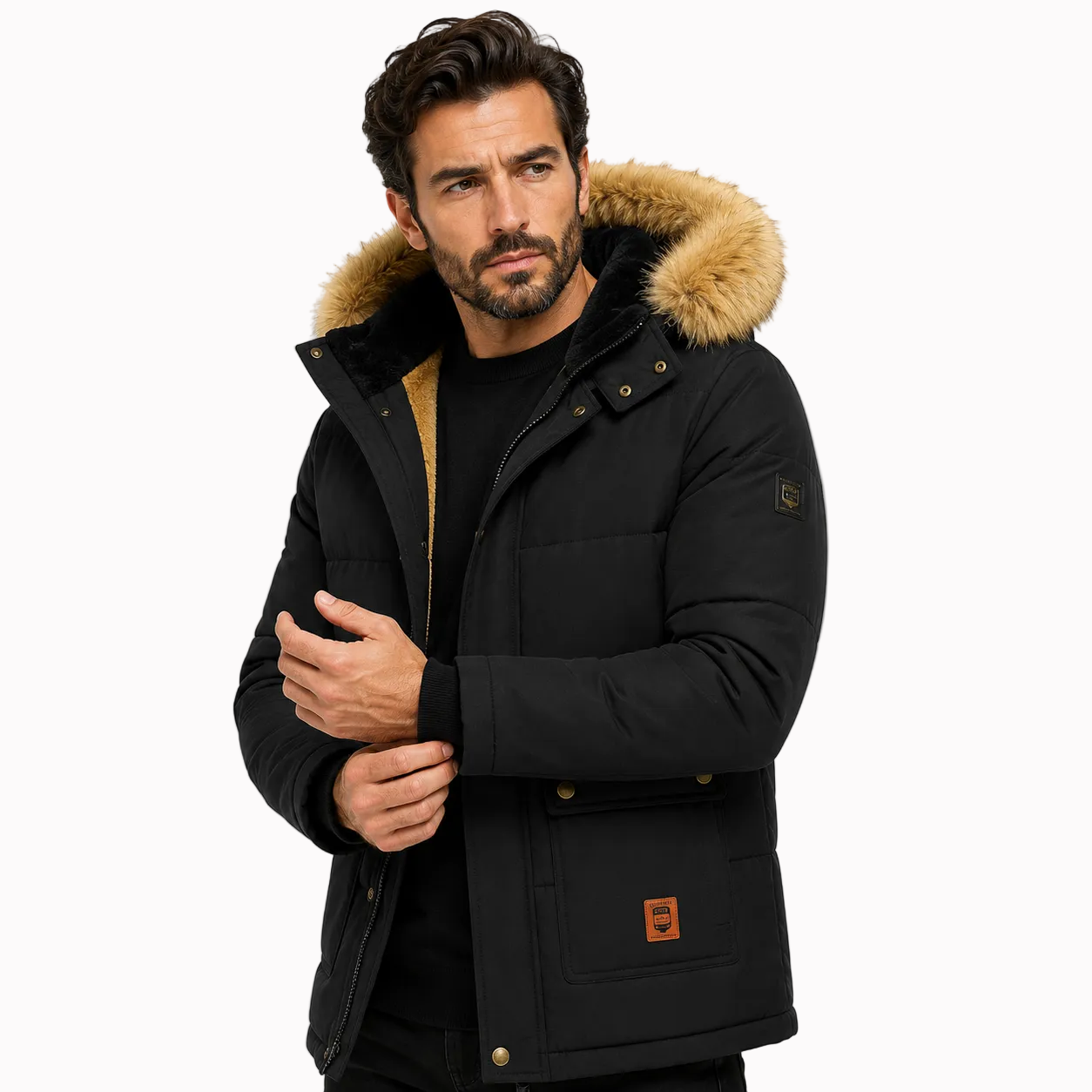 Jaqueta Parka Masculina Interior Lã Vie