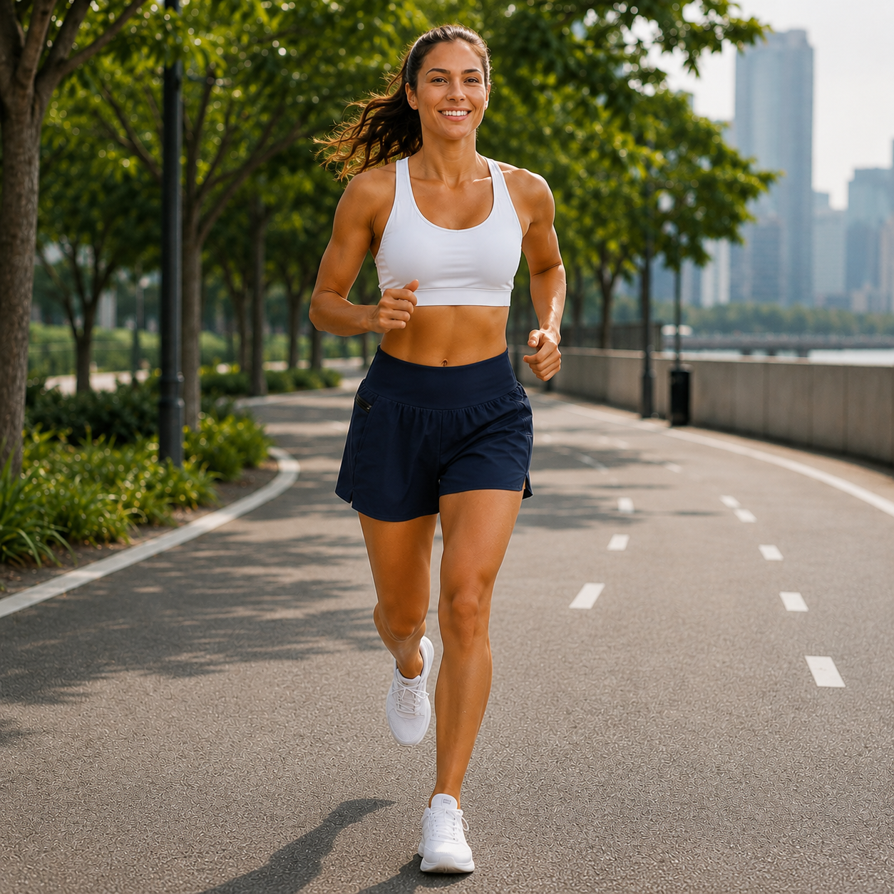 Shorts de Corrida Feminino Plus Montevie