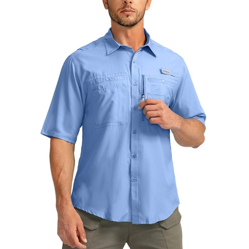 Camisa Manga Curta Masculina UPF 50+ Montevie